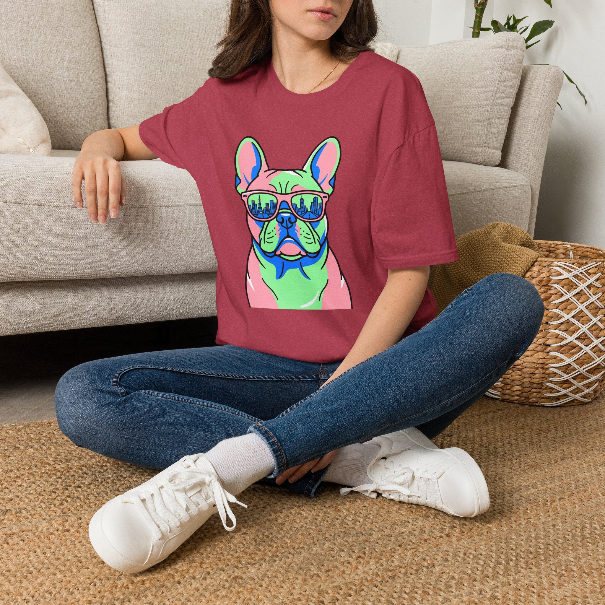 Urban Neon Frenchie T-Shirt