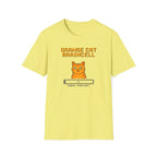 Orange Cat Brain Cell T-Shirt