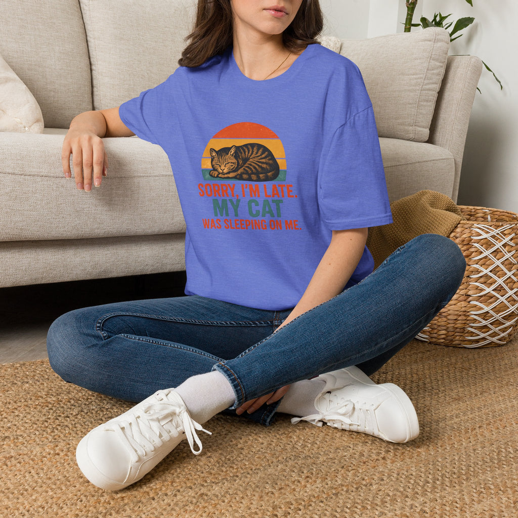 Cat Sleeping On Me T-Shirt