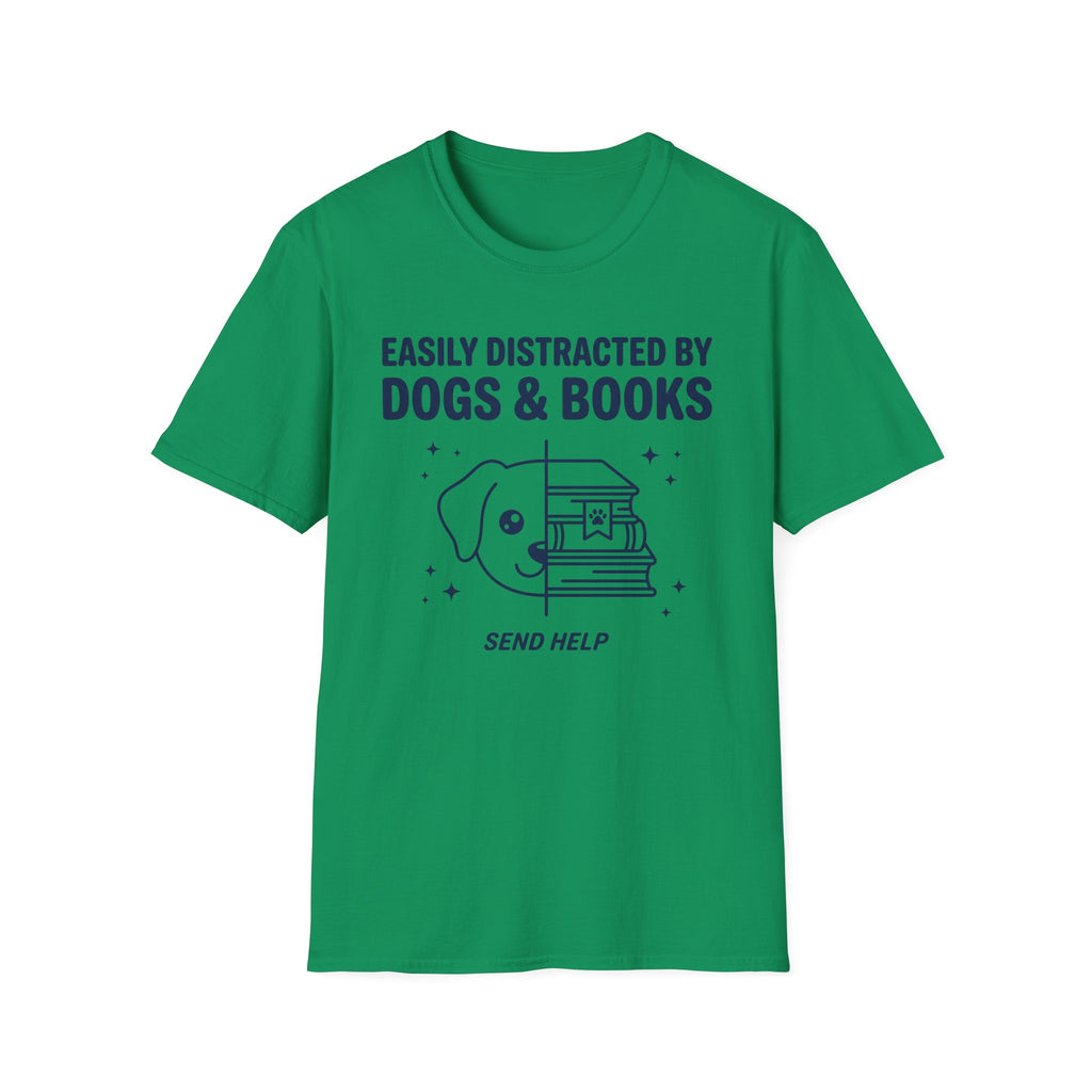Dogs & Books T-Shirt