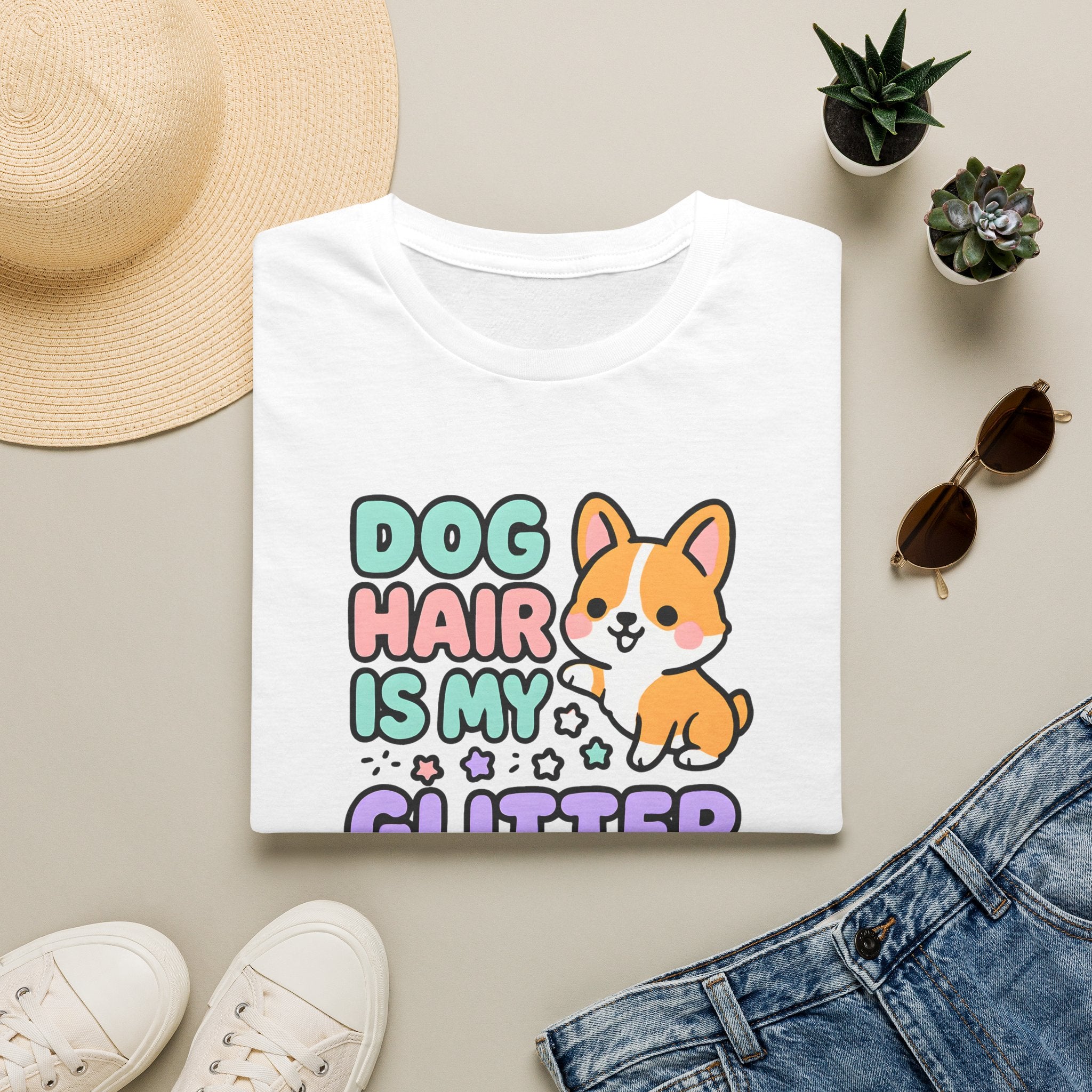 Dog Hair Glitter T-Shirt