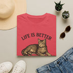 Cat With Slogan T-Shirt