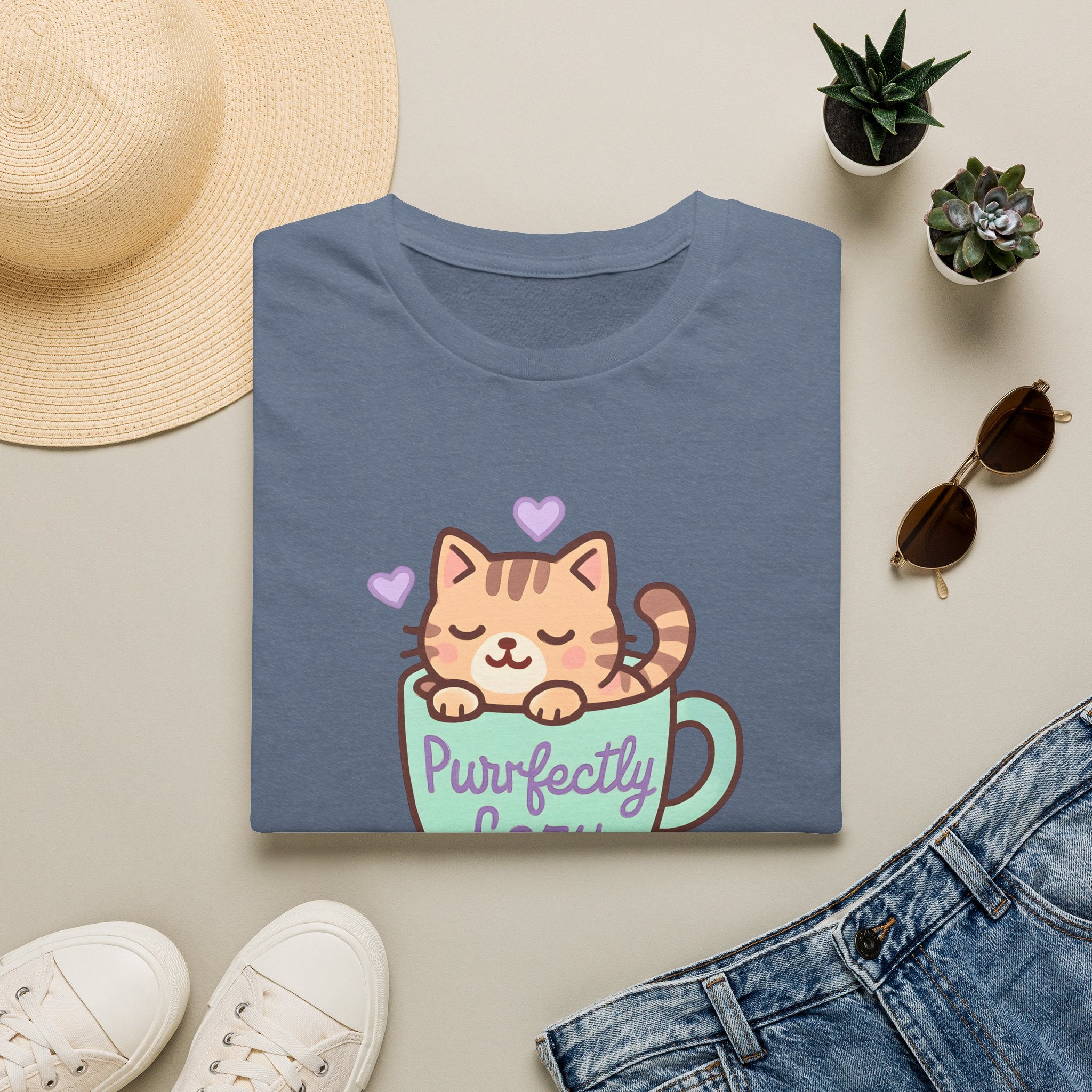 Perfectly Lazy Cat T-Shirt