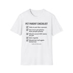 Pet Parent Checklist T-Shirt