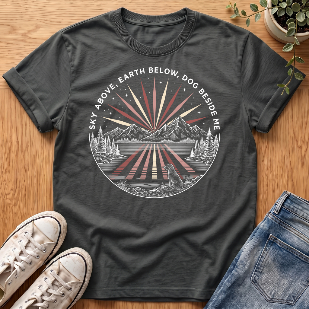 Dog Beside Me T-Shirt