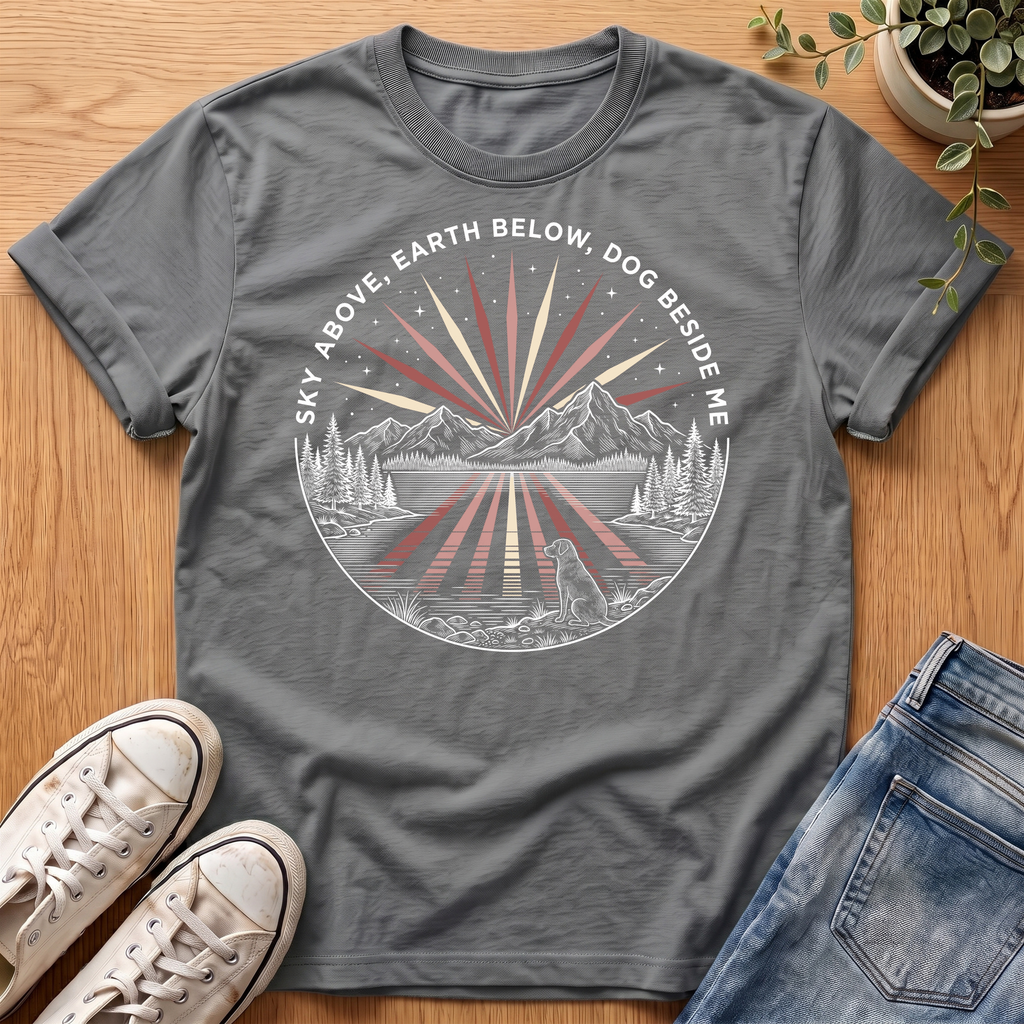Dog Beside Me T-Shirt