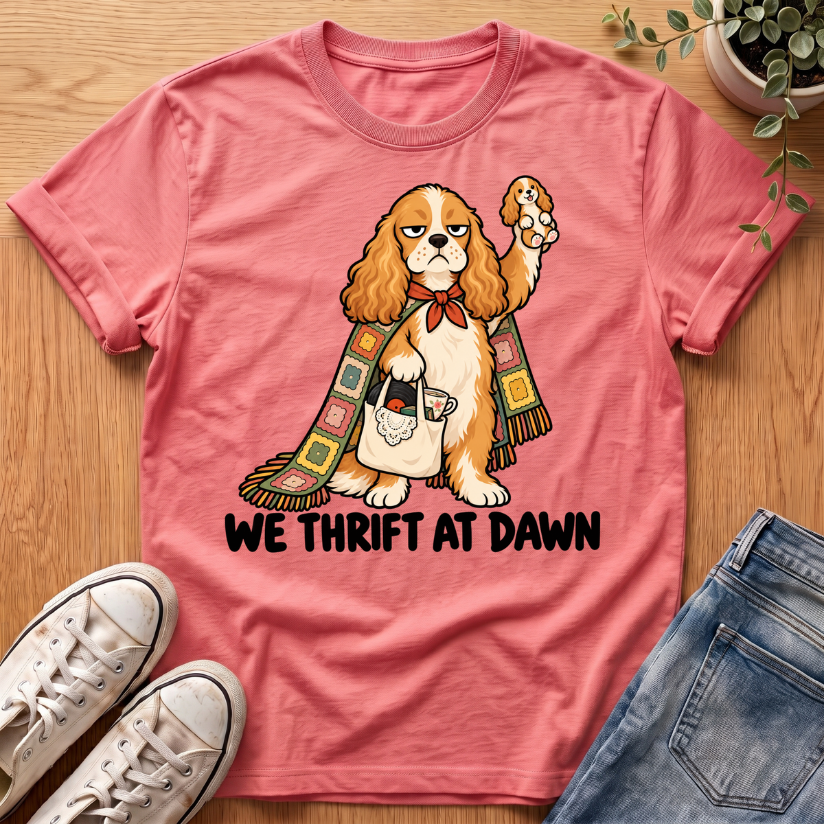 Cocker Spaniel Thrift Adventure T-Shirt