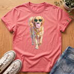 Golden Retriever Bubblegum T-Shirt