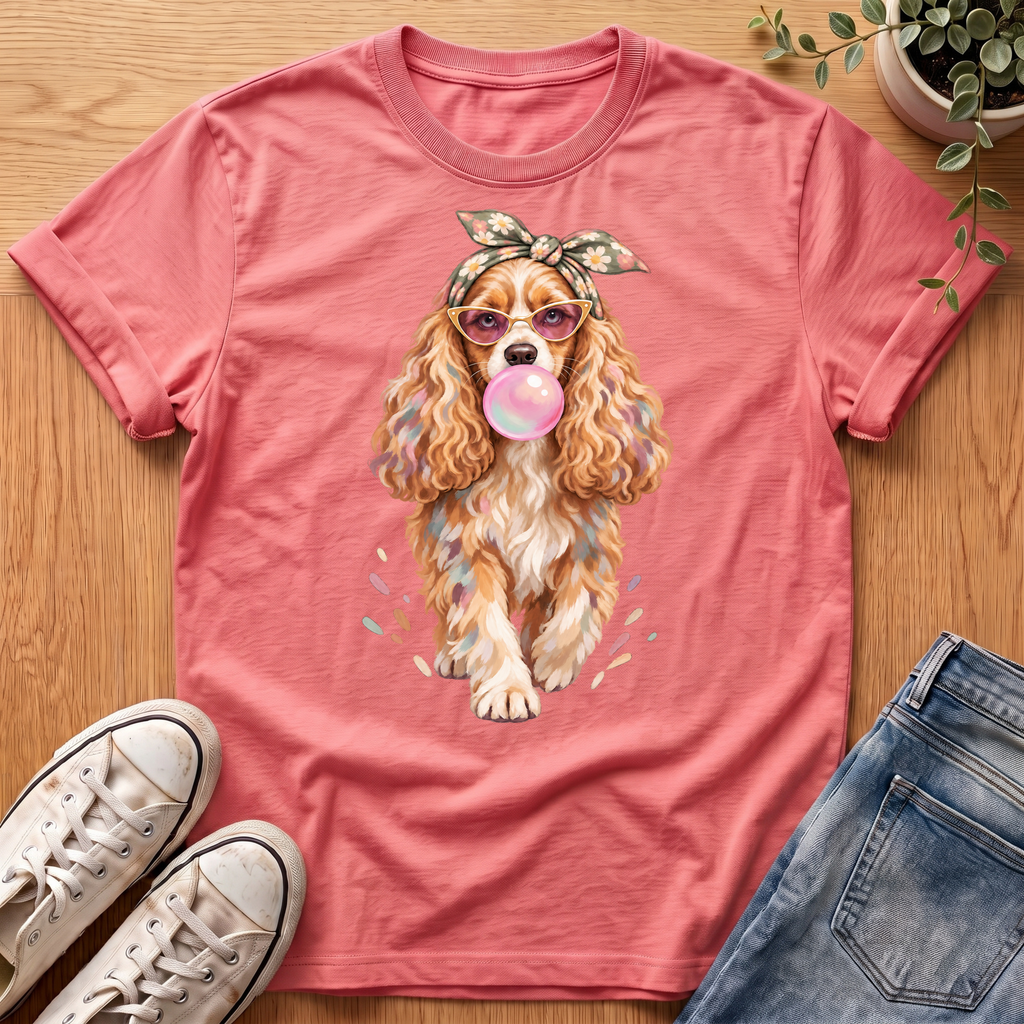 Cocker Spaniel Bubblegum T-Shirt