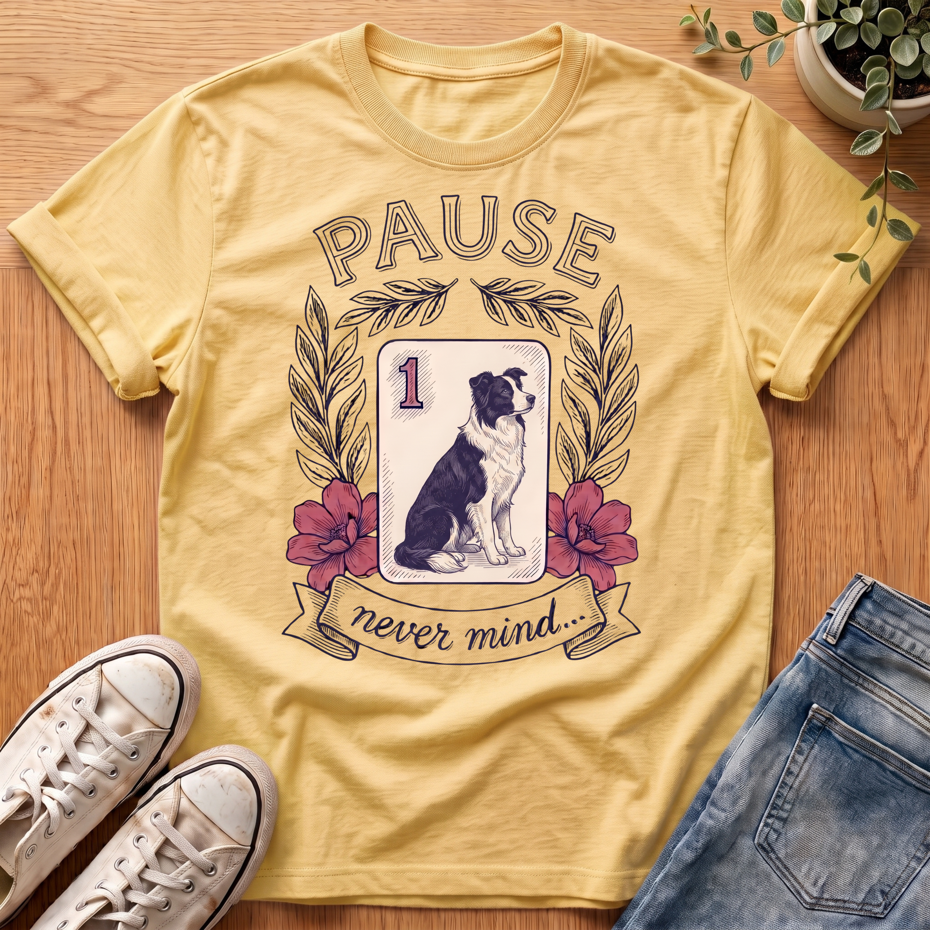 Border Collie Pause T-Shirt