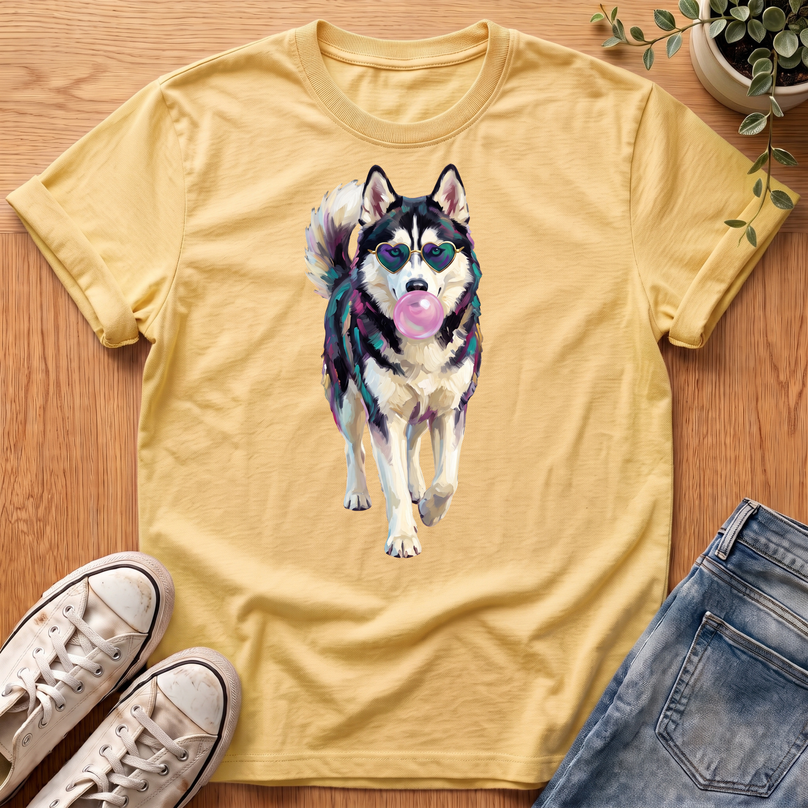 Husky Bubblegum T-Shirt