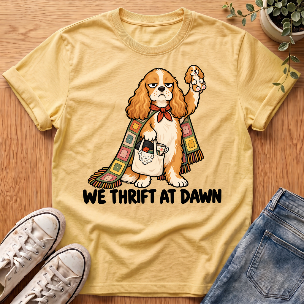 Cocker Spaniel Thrift Adventure T-Shirt