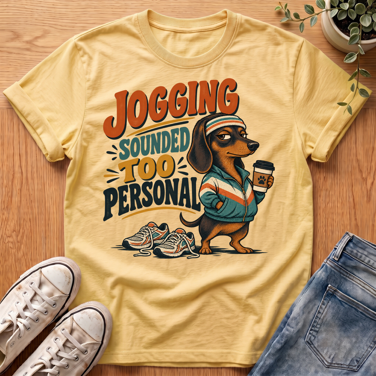 Dachshund Jogging T-Shirt
