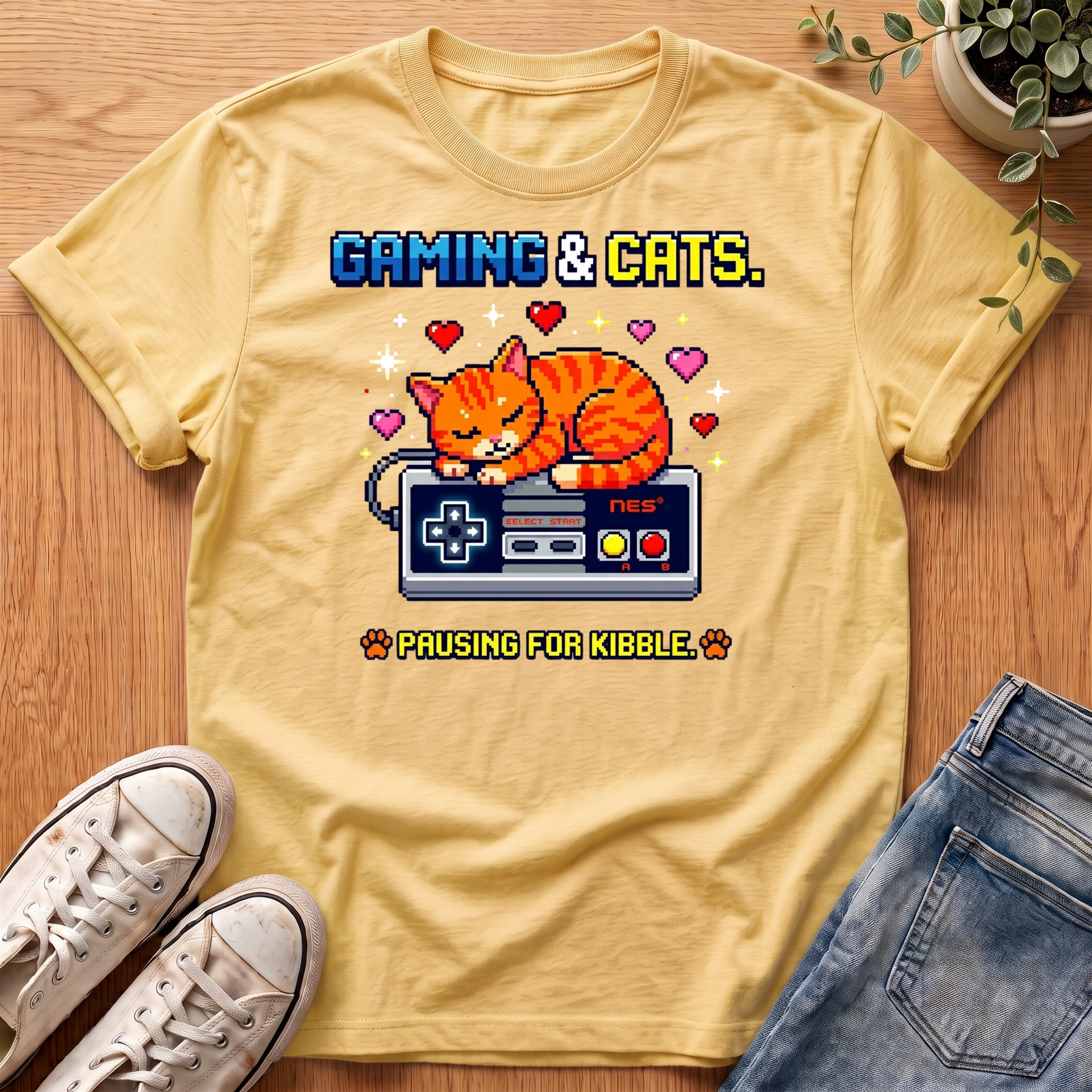 Gaming & Cats T-Shirt