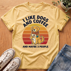 I Like Dogs And Coffee T-Shirt