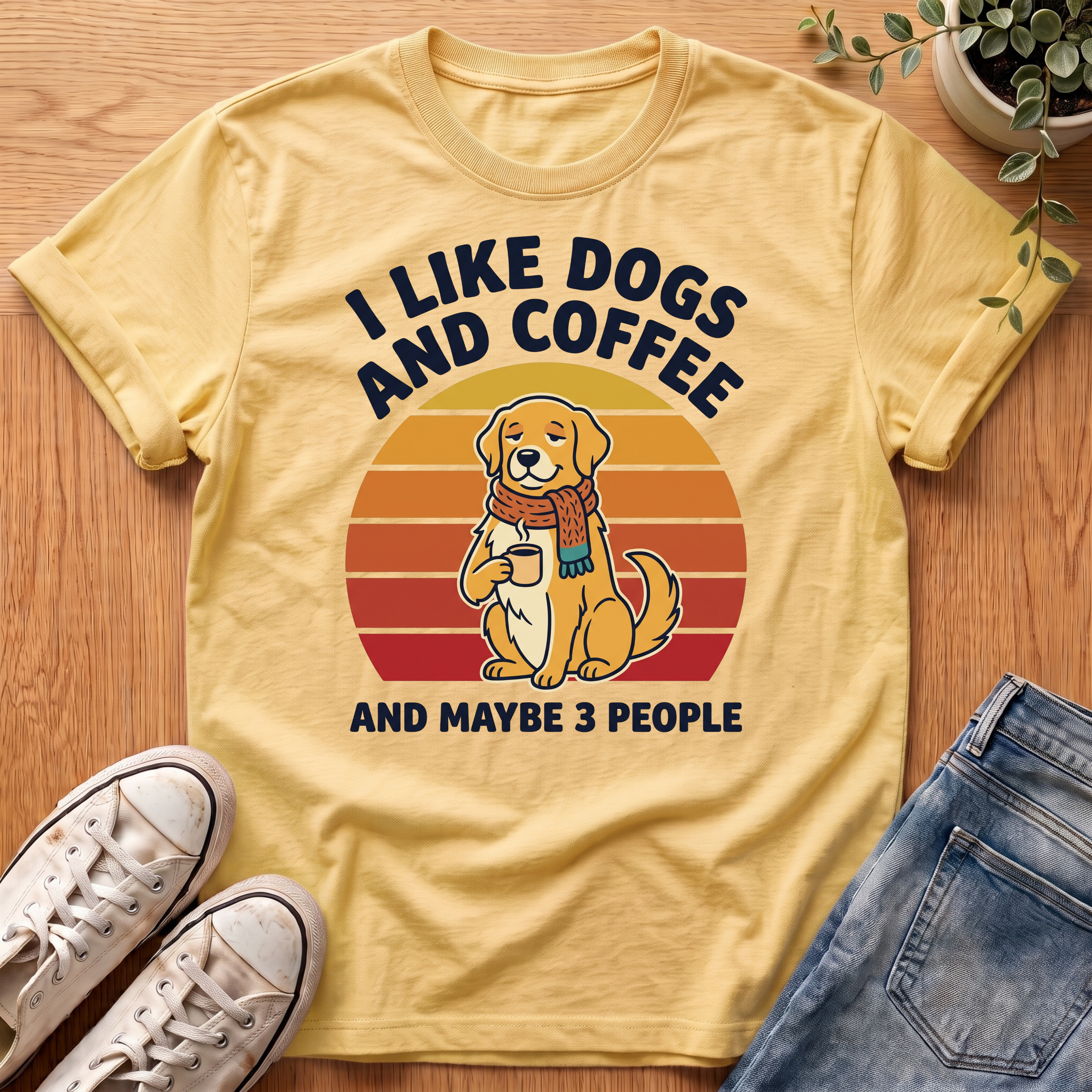 I Like Dogs And Coffee T-Shirt