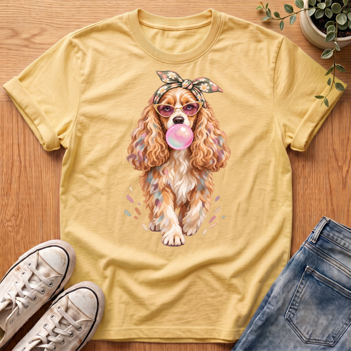 Cocker Spaniel Bubblegum T-Shirt