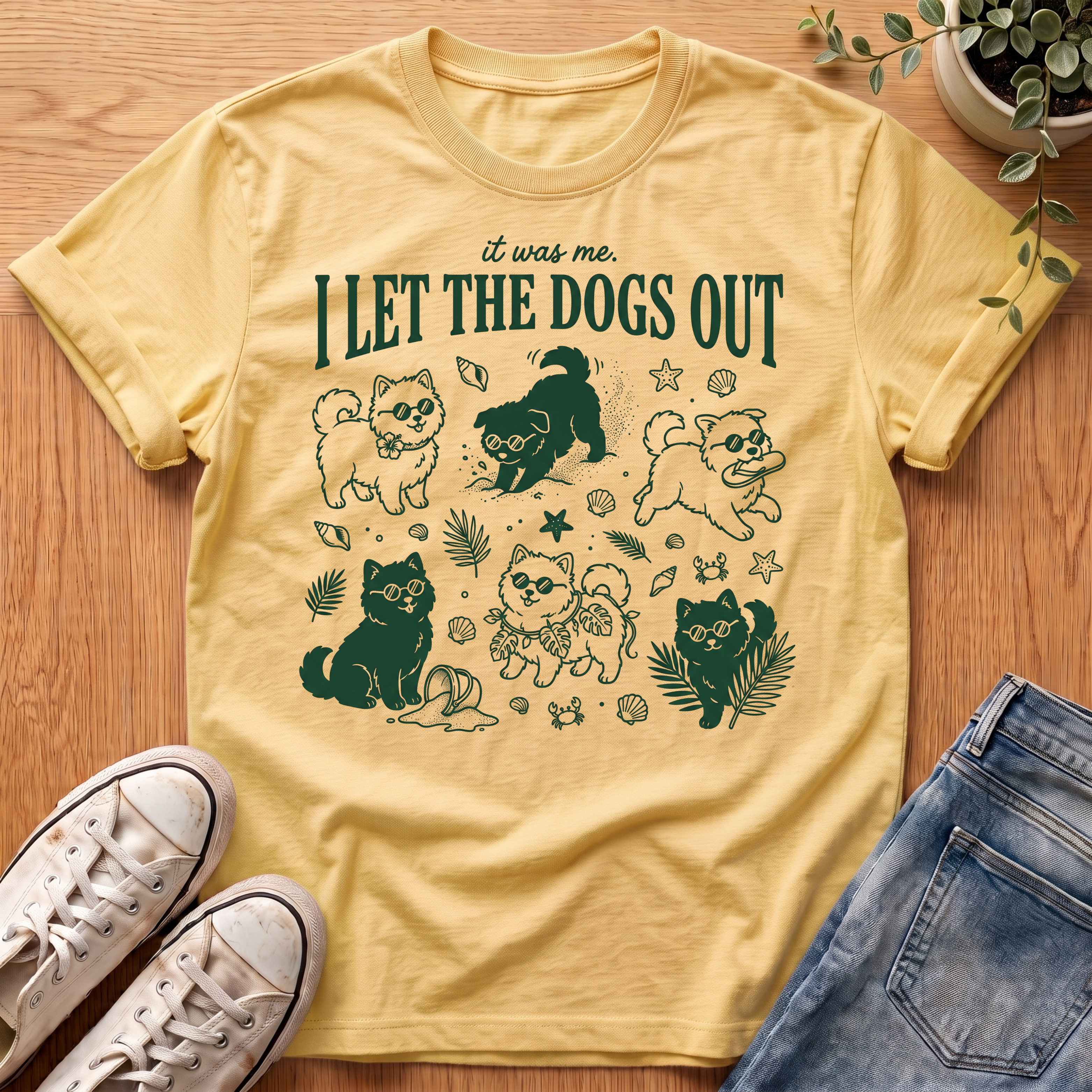 I Let The Dogs Out T-Shirt