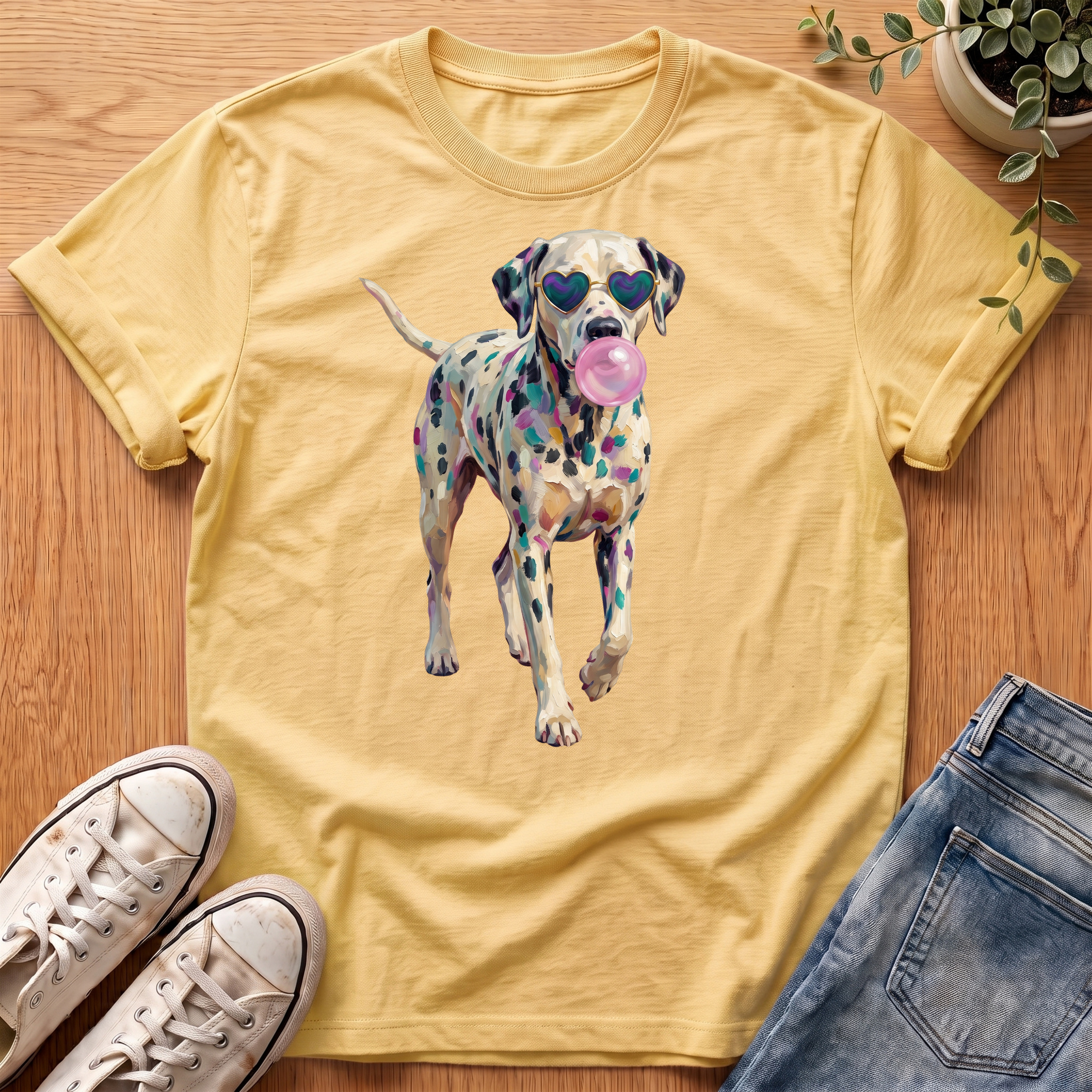 Dalmatian Bubblegum T-Shirt