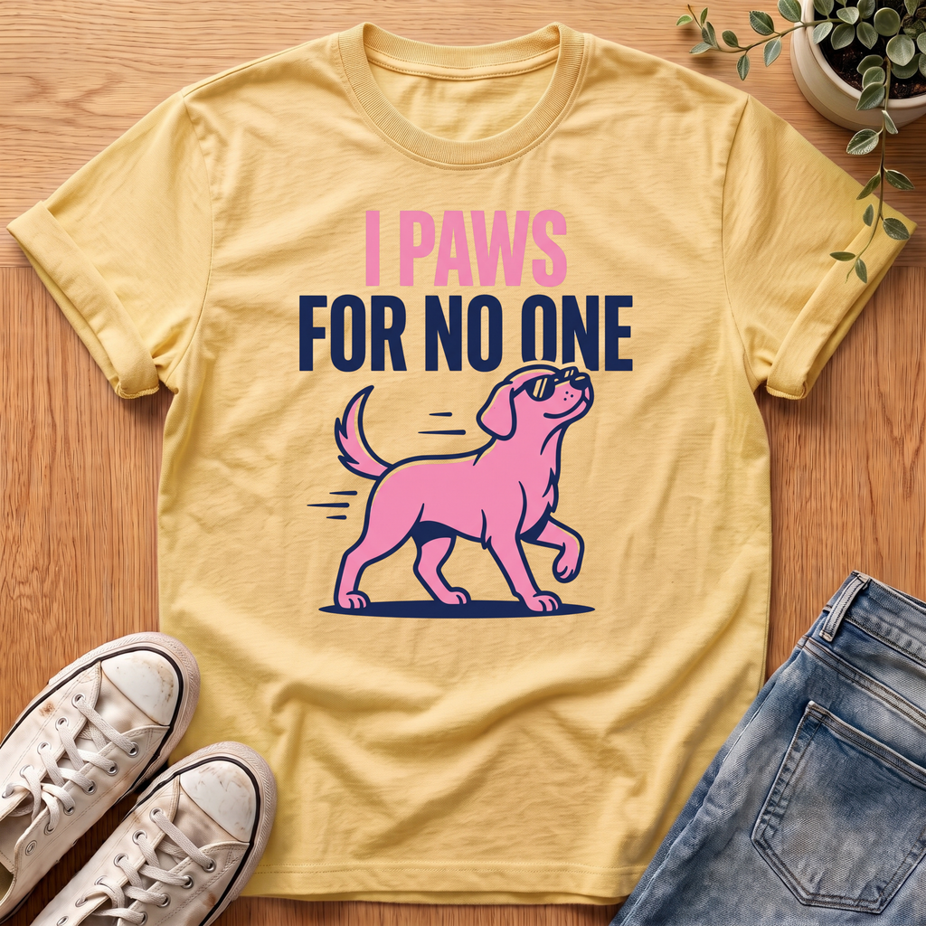 Paws For No One T-Shirt