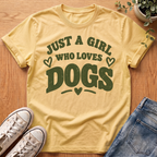 Just A Girl Who Loves Dogs T-Shirt