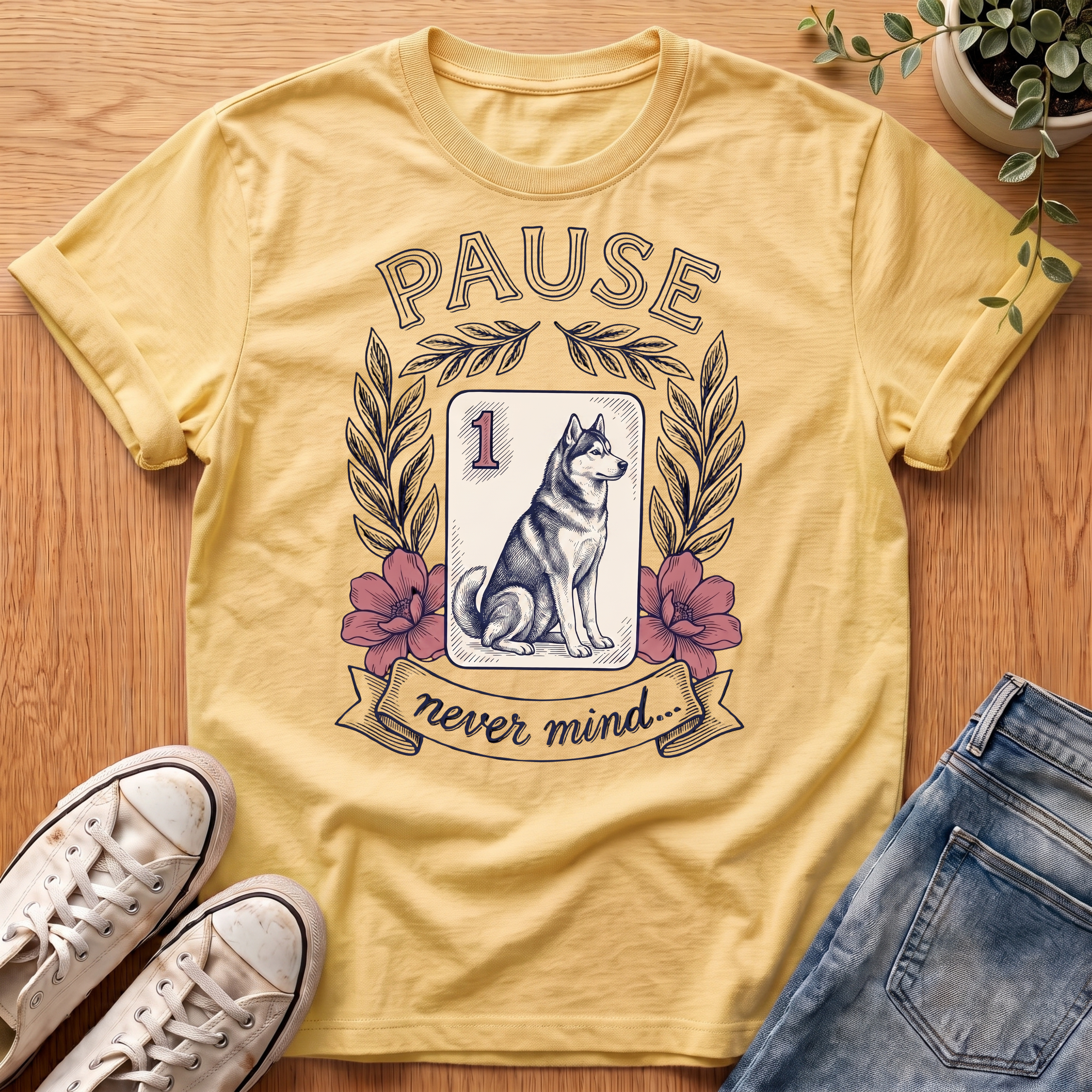 Husky Pause T-Shirt