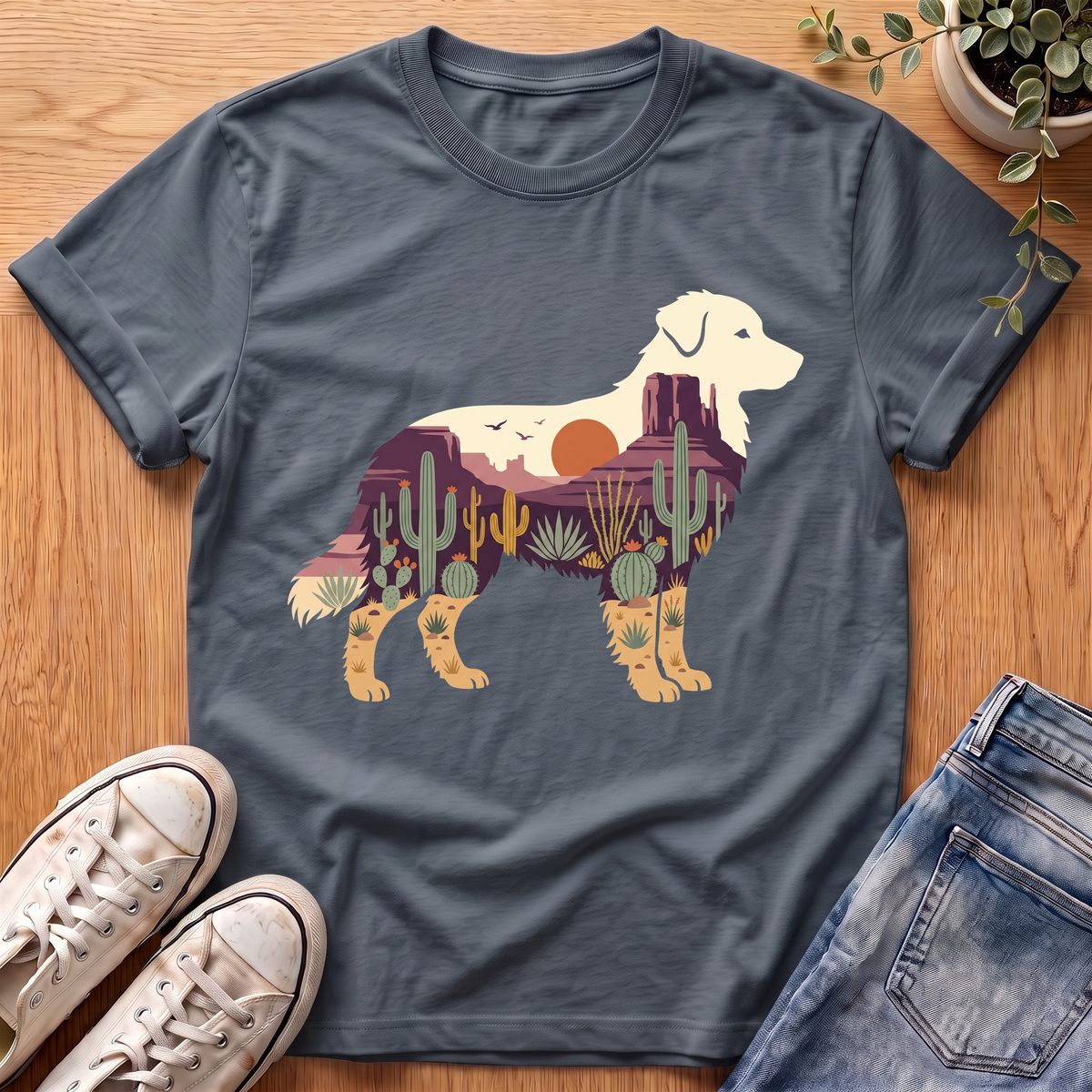 Australian Shepherd Desert T-Shirt