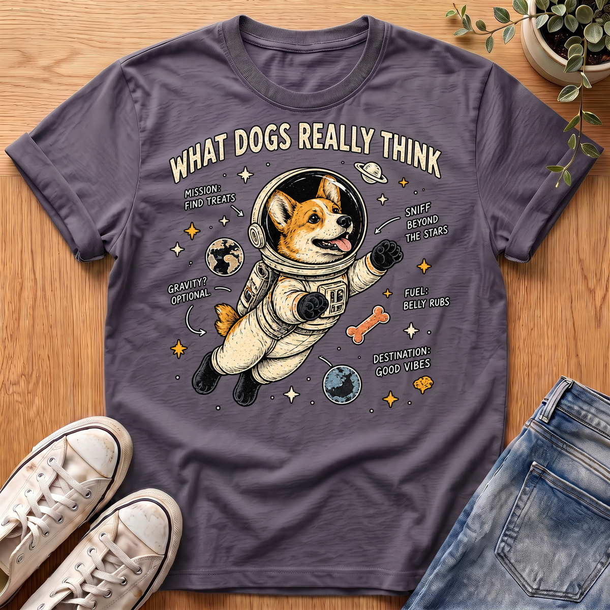 Corgi Astronaut T-Shirt