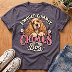 Cocker Spaniel Commit Crimes T-Shirt