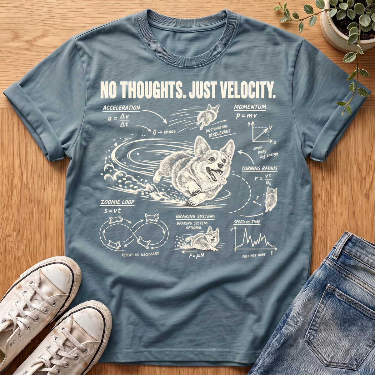 No Thoughts Just Velocity T-Shirt