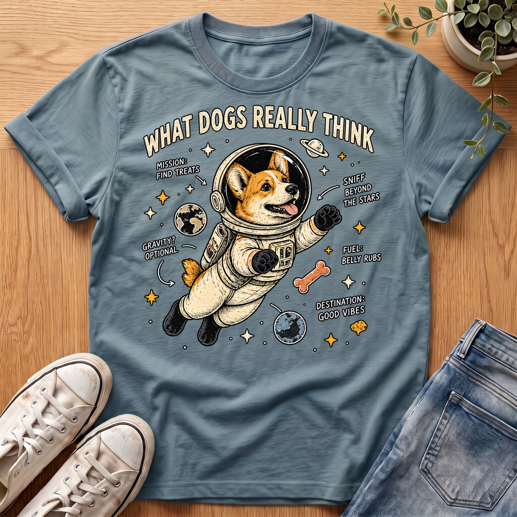 Corgi Astronaut T-Shirt