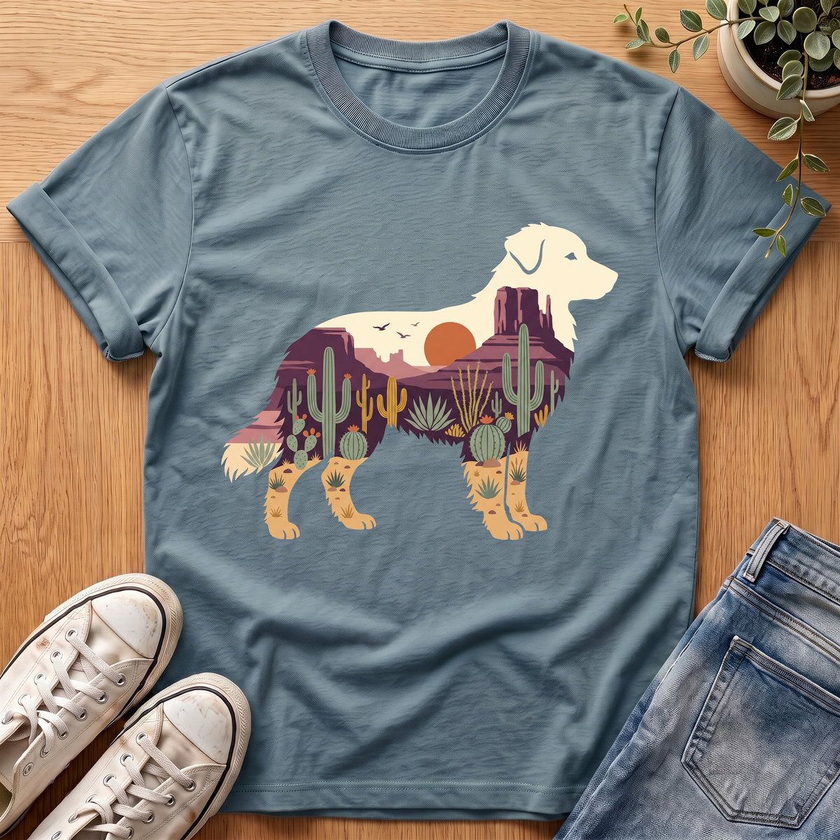 Australian Shepherd Desert T-Shirt