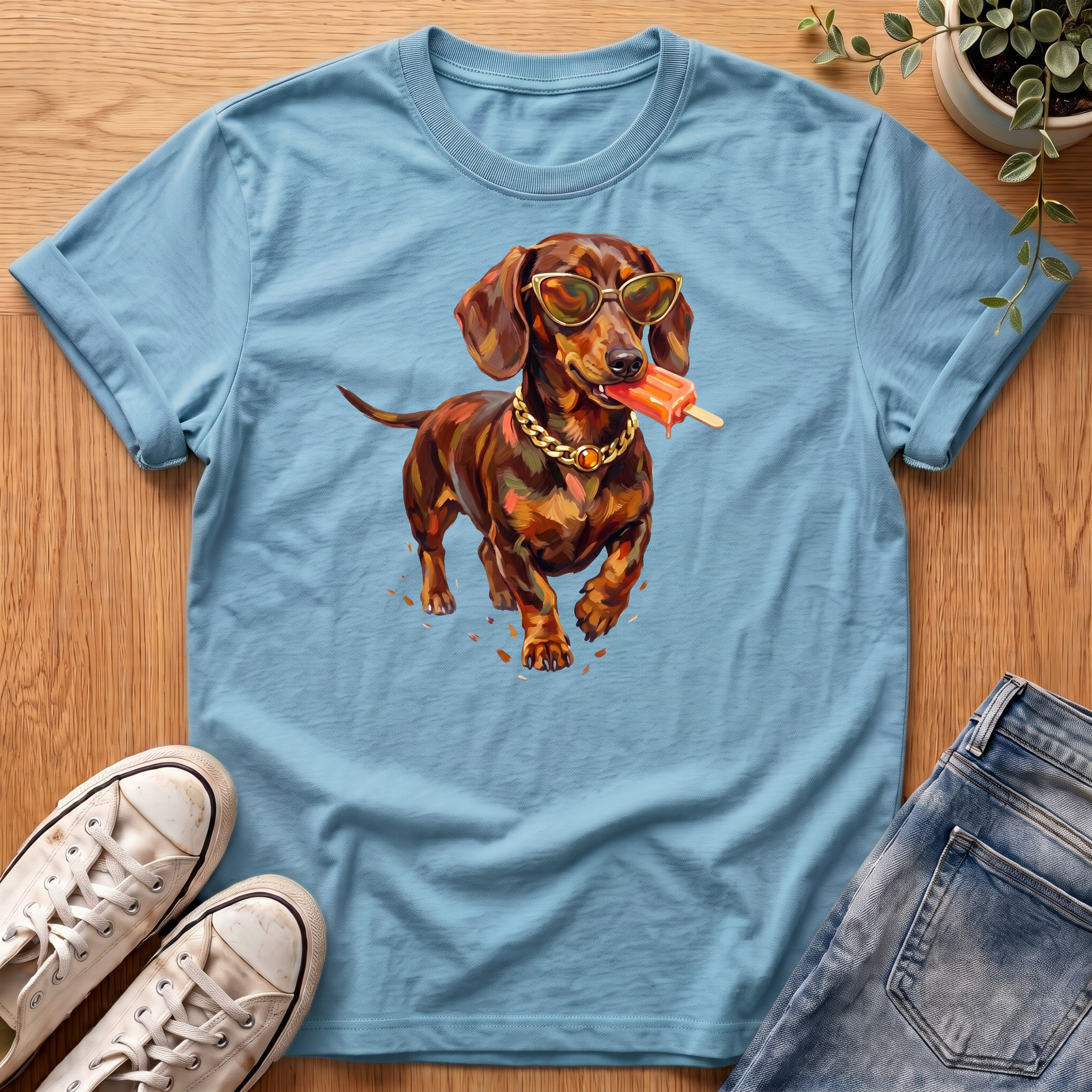 Dachshund Popsicle T-Shirt