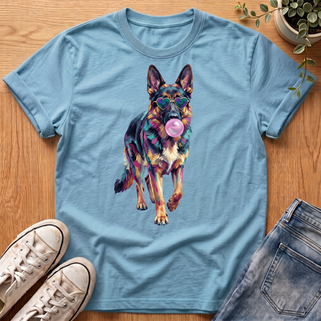 German Sheperd Bubblegum T-Shirt