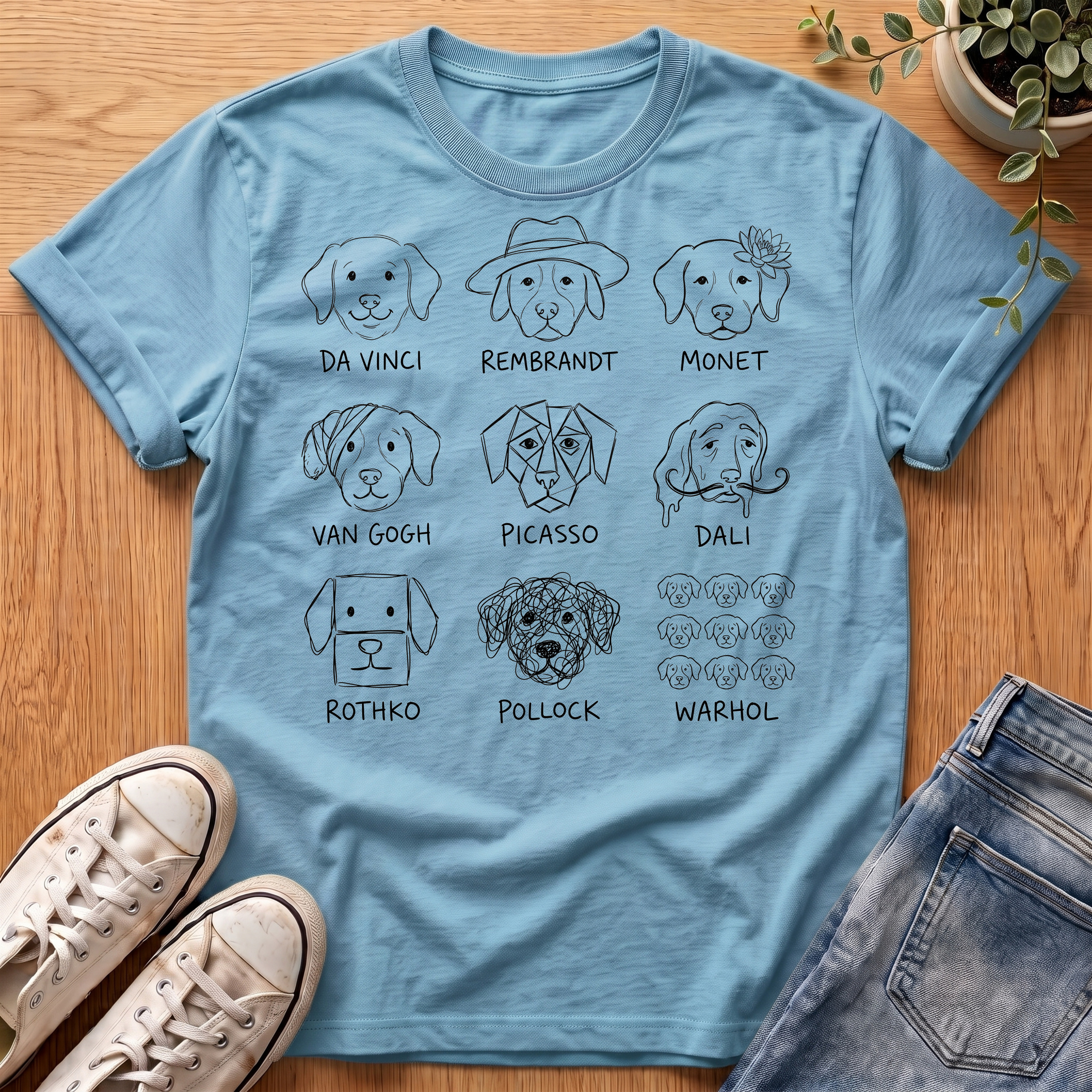 Dogs Of Art History T-Shirt