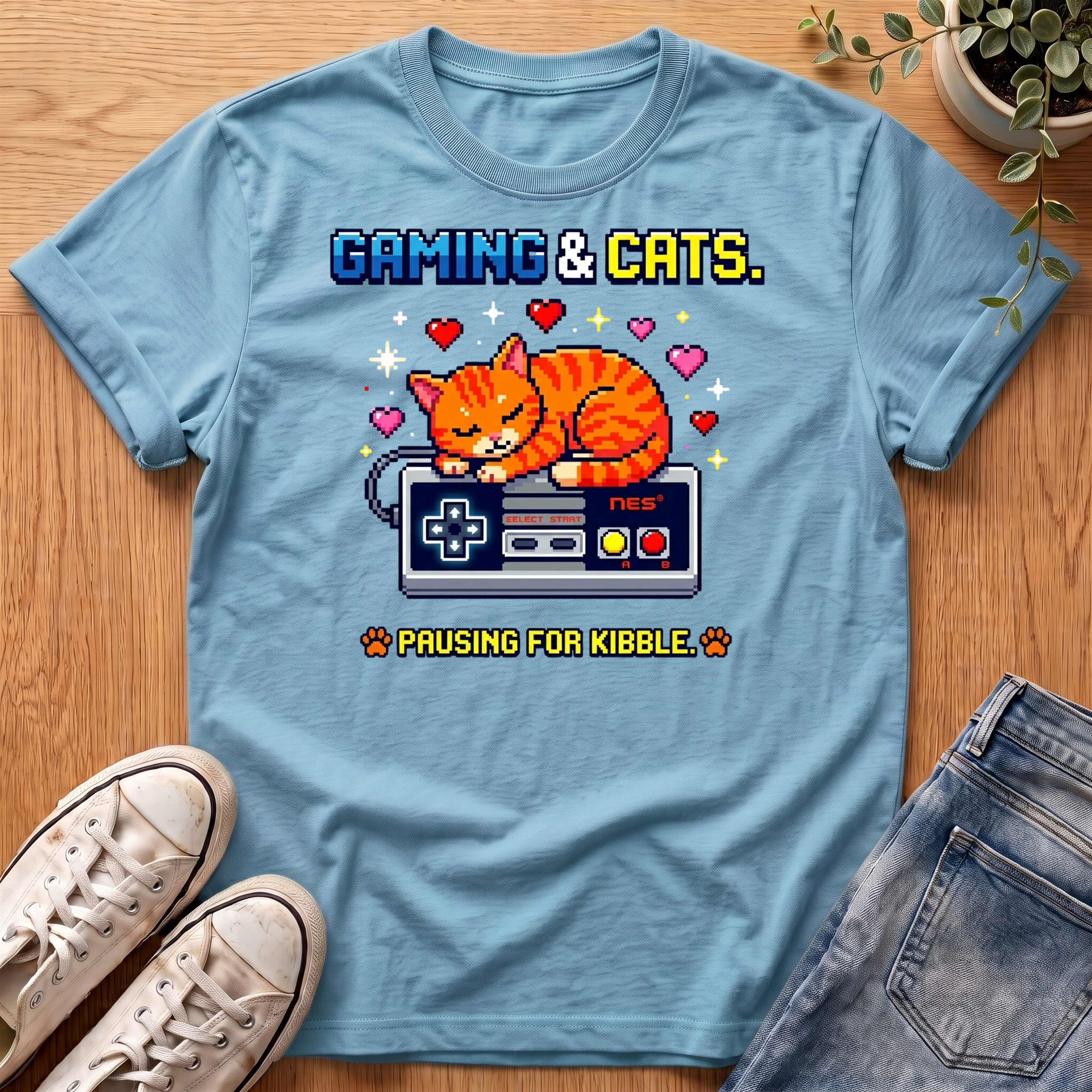 Gaming & Cats T-Shirt