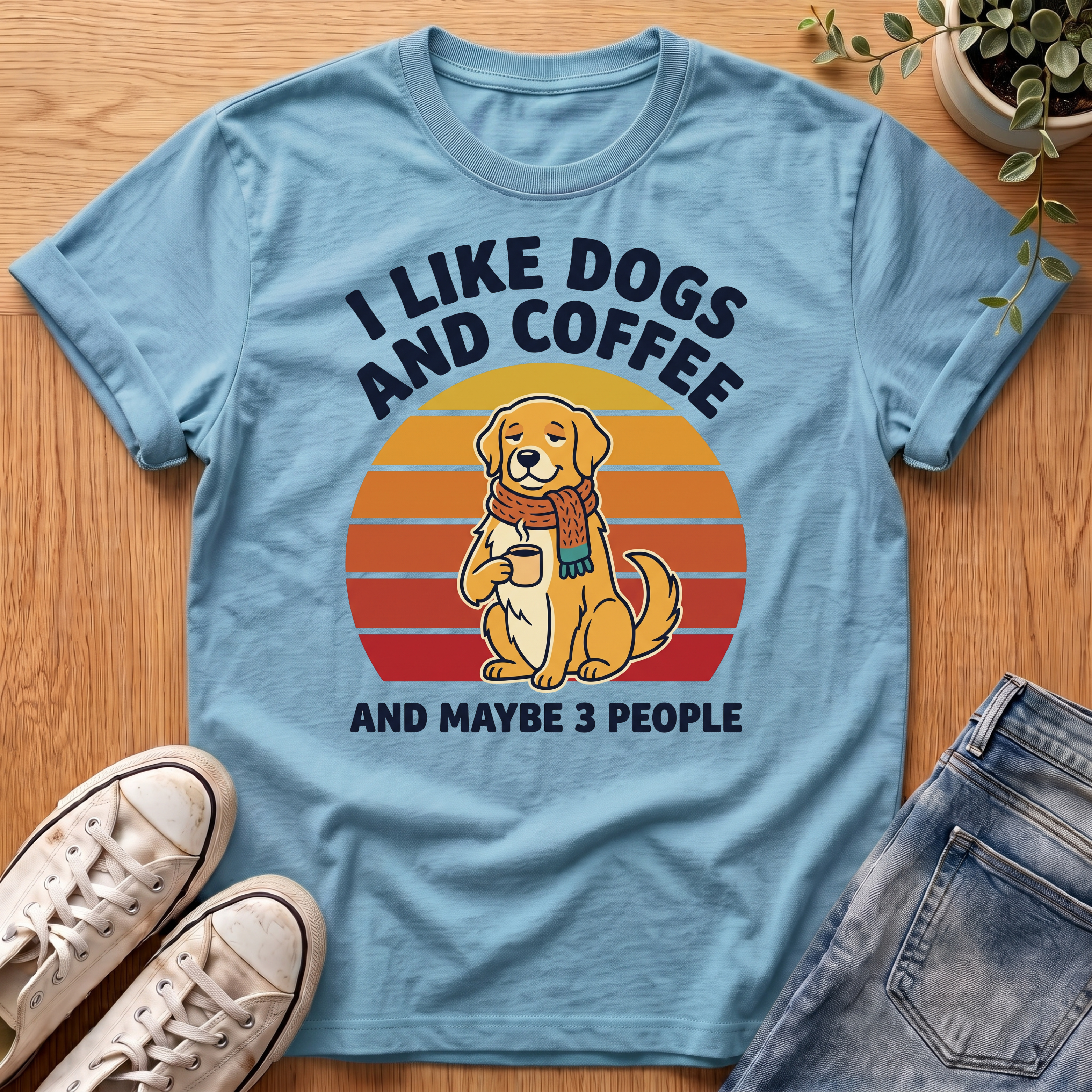 I Like Dogs And Coffee T-Shirt