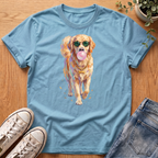 Golden Retriever Bubblegum T-Shirt
