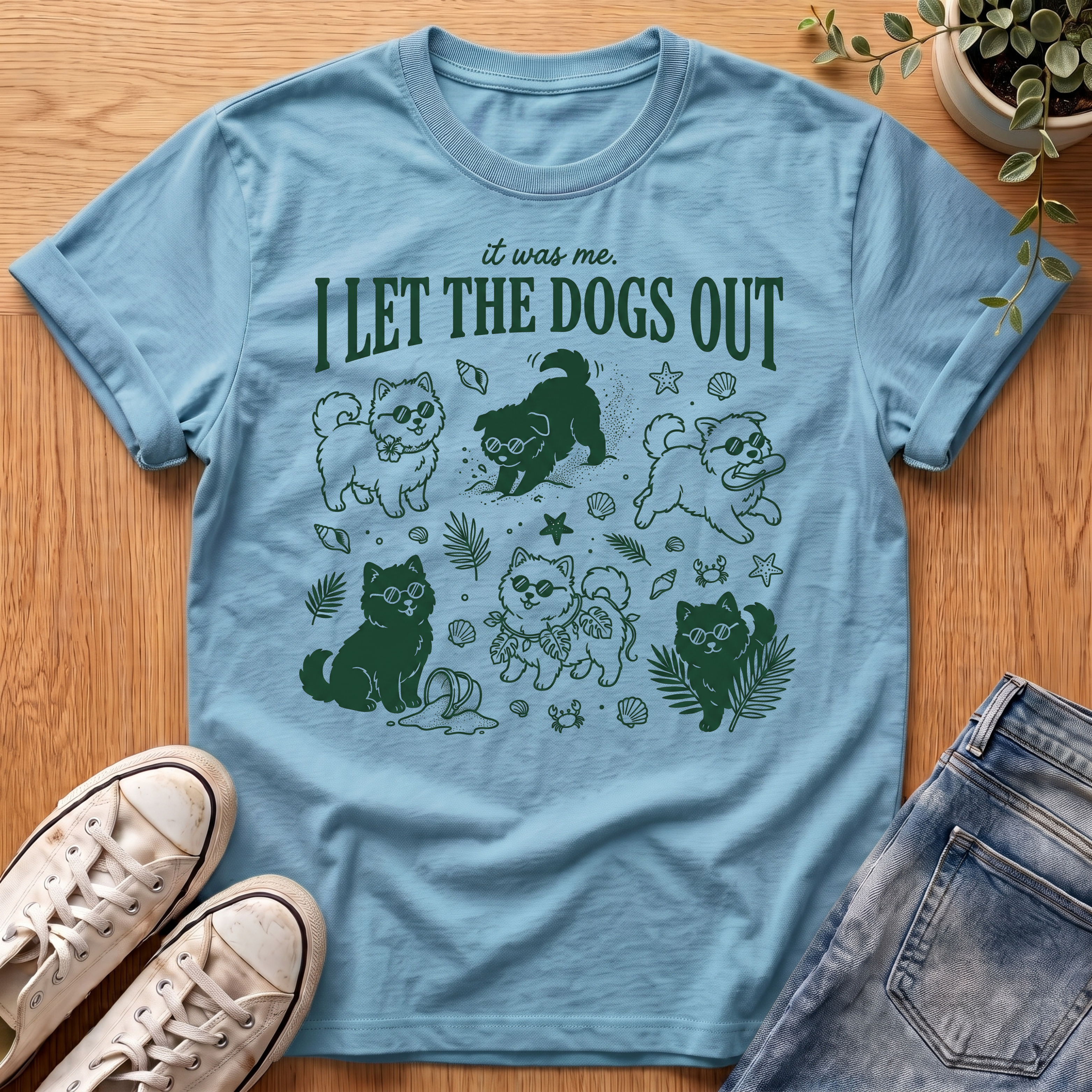 I Let The Dogs Out T-Shirt