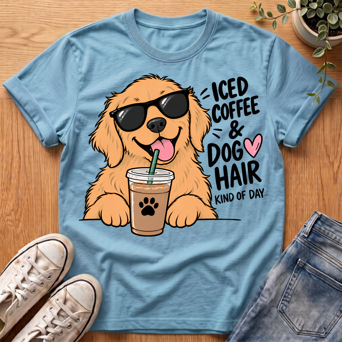 Iced Coffee & Dog Hair T-Shirt