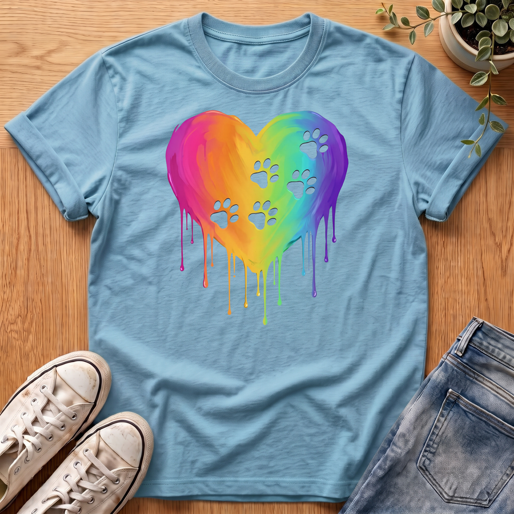 Paw Prints On My Heart T-Shirt