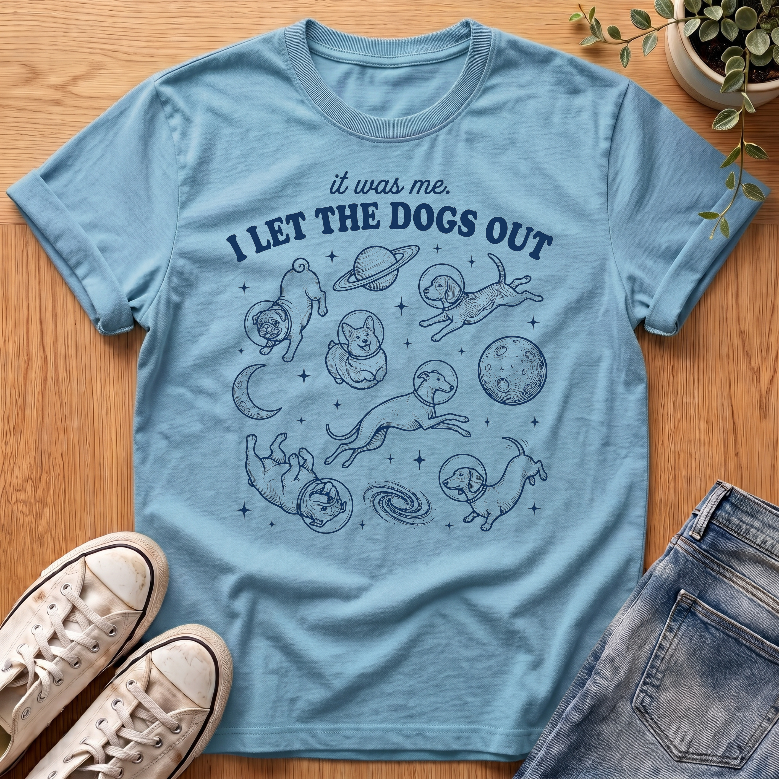 I Let The Dogs Out T-Shirt
