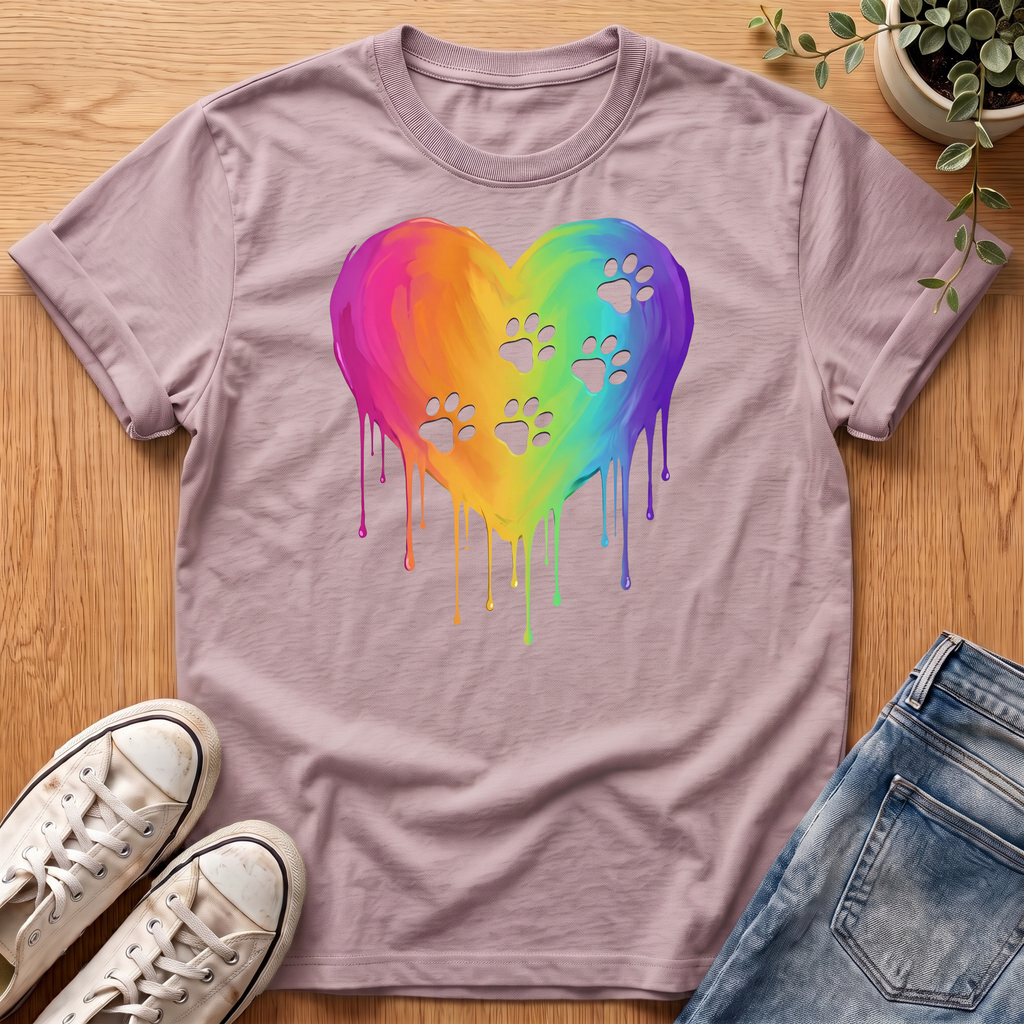 Paw Prints On My Heart T-Shirt