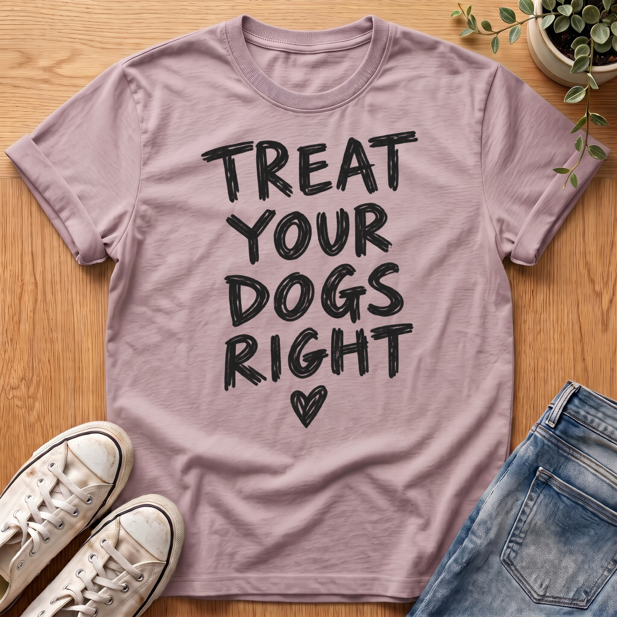 Treat Your Dogs Right T-Shirt