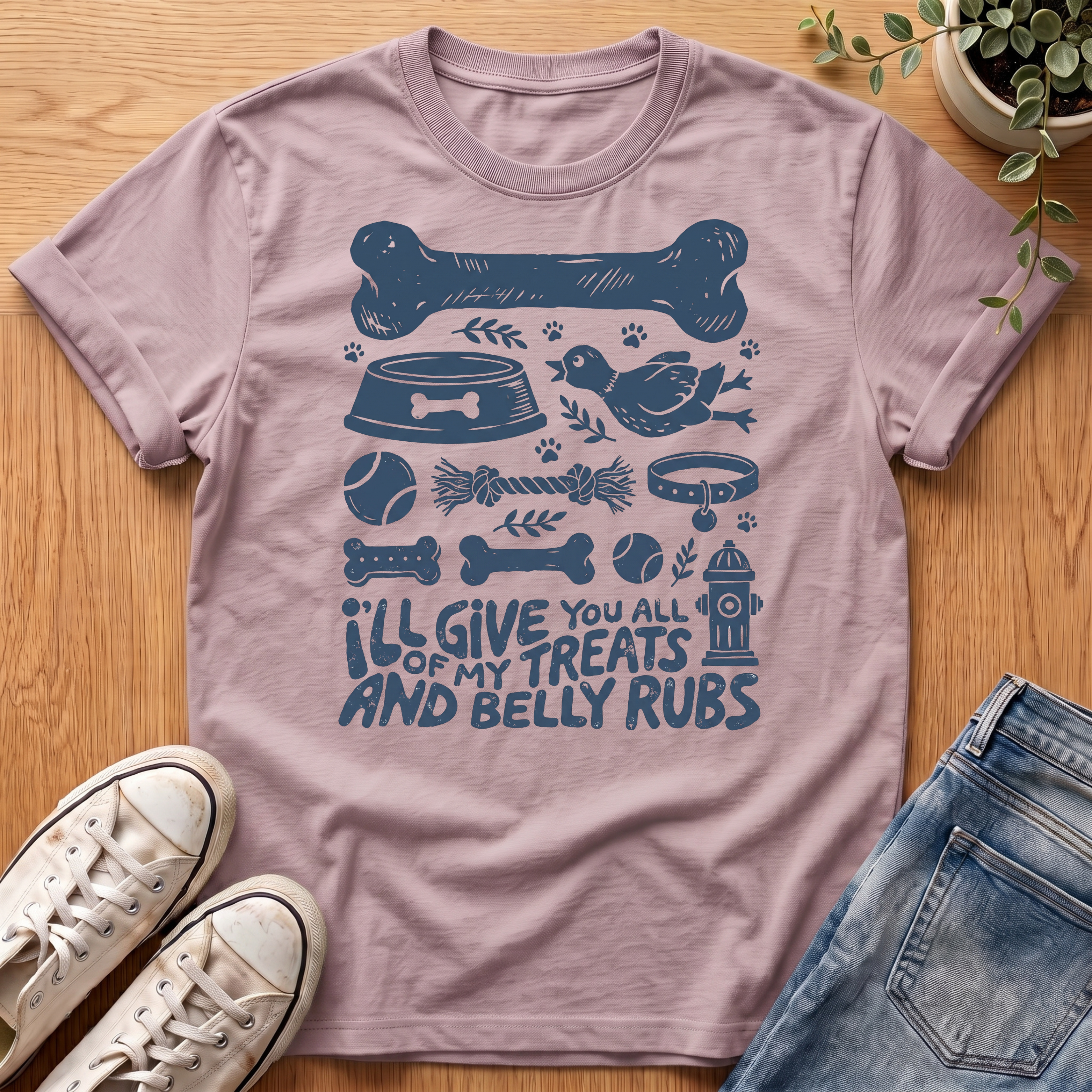 Treats And Belly Rubs T-Shirt