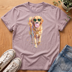 Golden Retriever Bubblegum T-Shirt