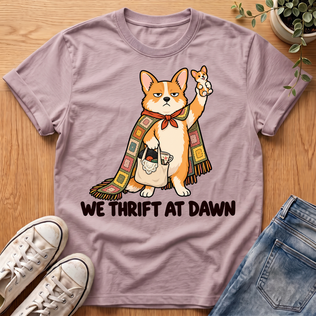 Corgi Thrift Adventure T-Shirt