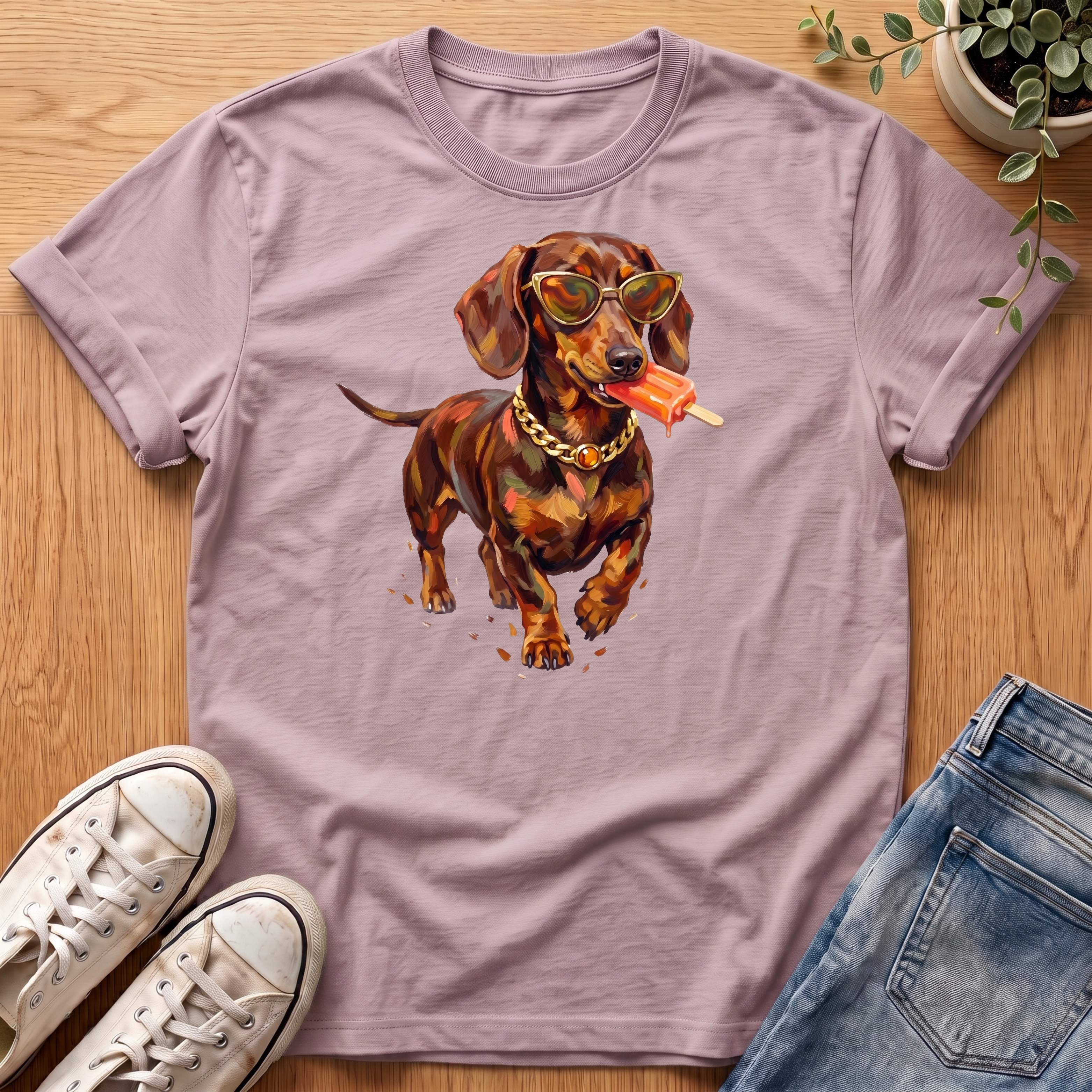 Dachshund Popsicle T-Shirt