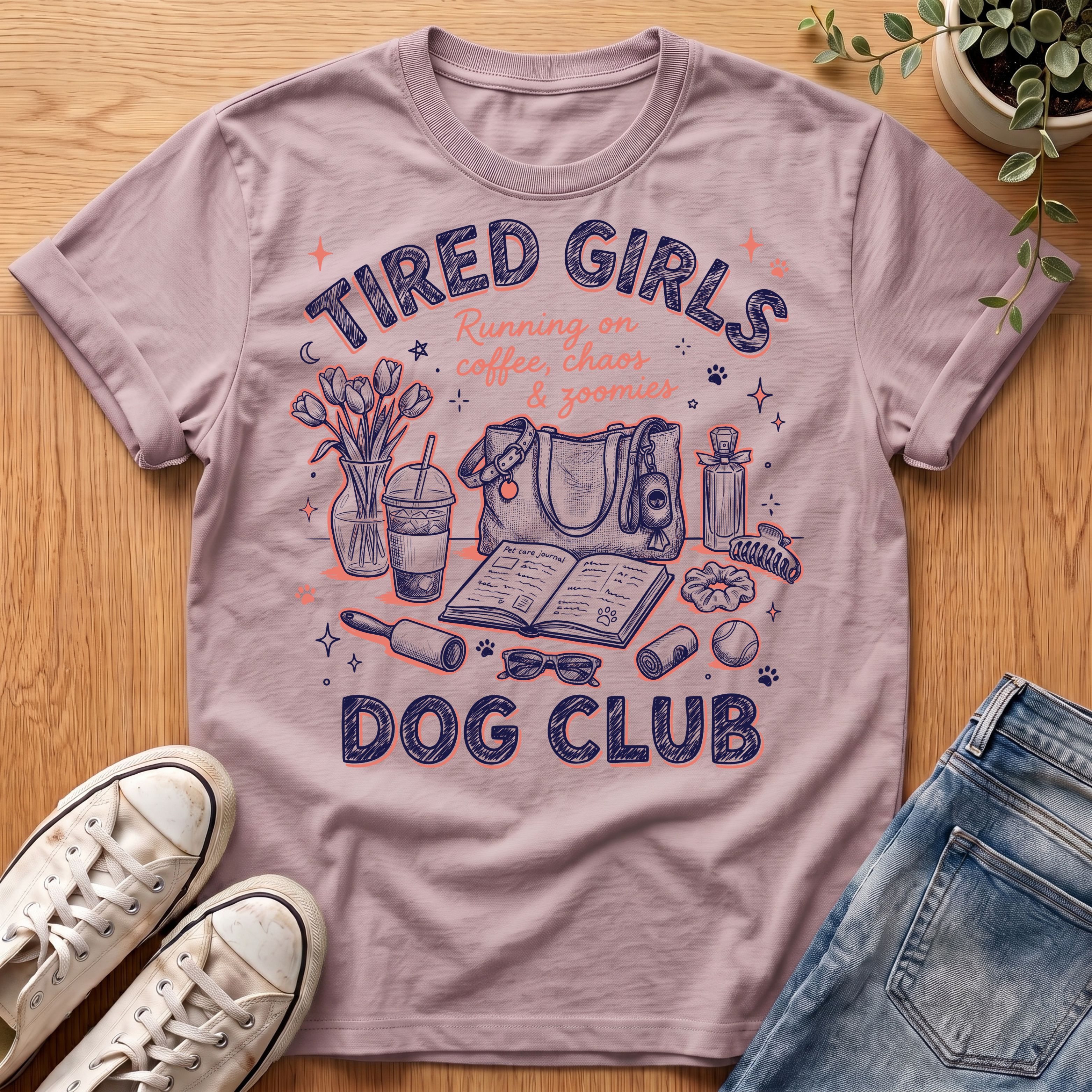 Tired Girls Essentials T-Shirt