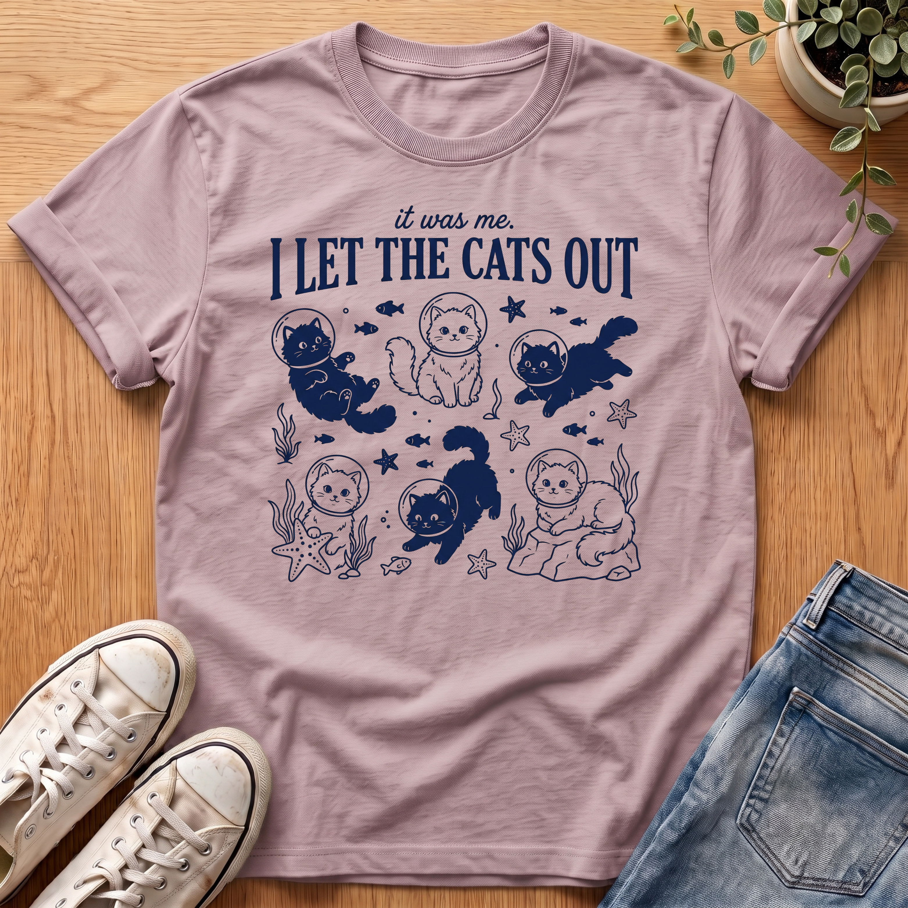 I Let The Cats Out T-Shirt
